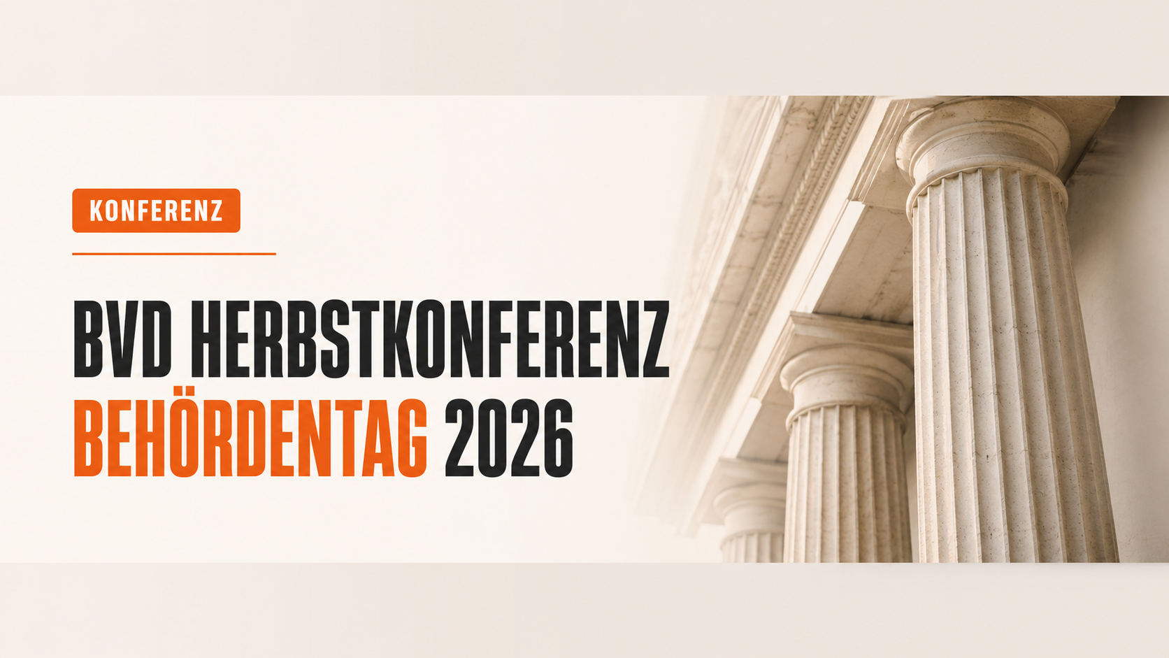 Treffe uns bei der BvD-Herbstkonferenz & Behördentag 2026 in Stuttgart!