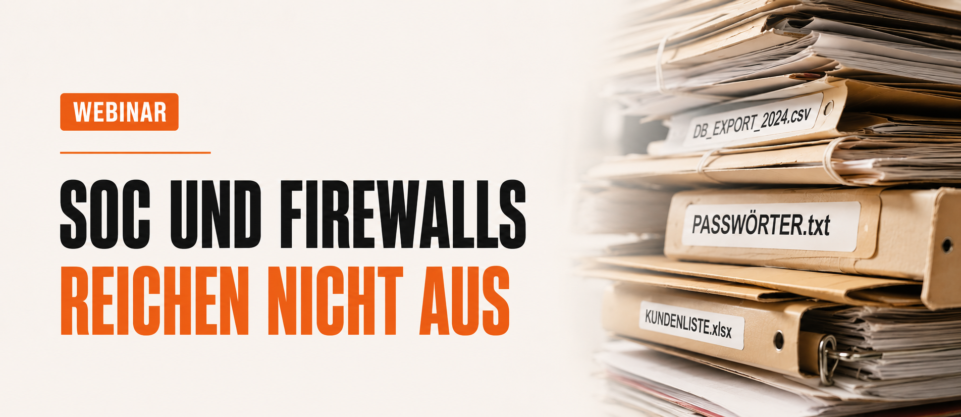 SOC und Firewalls reichen nicht aus, denn Eure Passwörter liegen überall im Klartext
