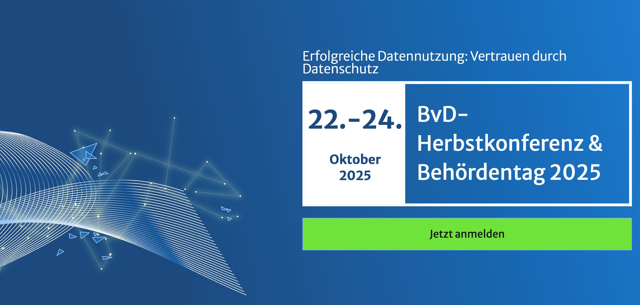 Wir sind dabei: BvD-Herbstkonferenz Datenschutz 2025 in München!