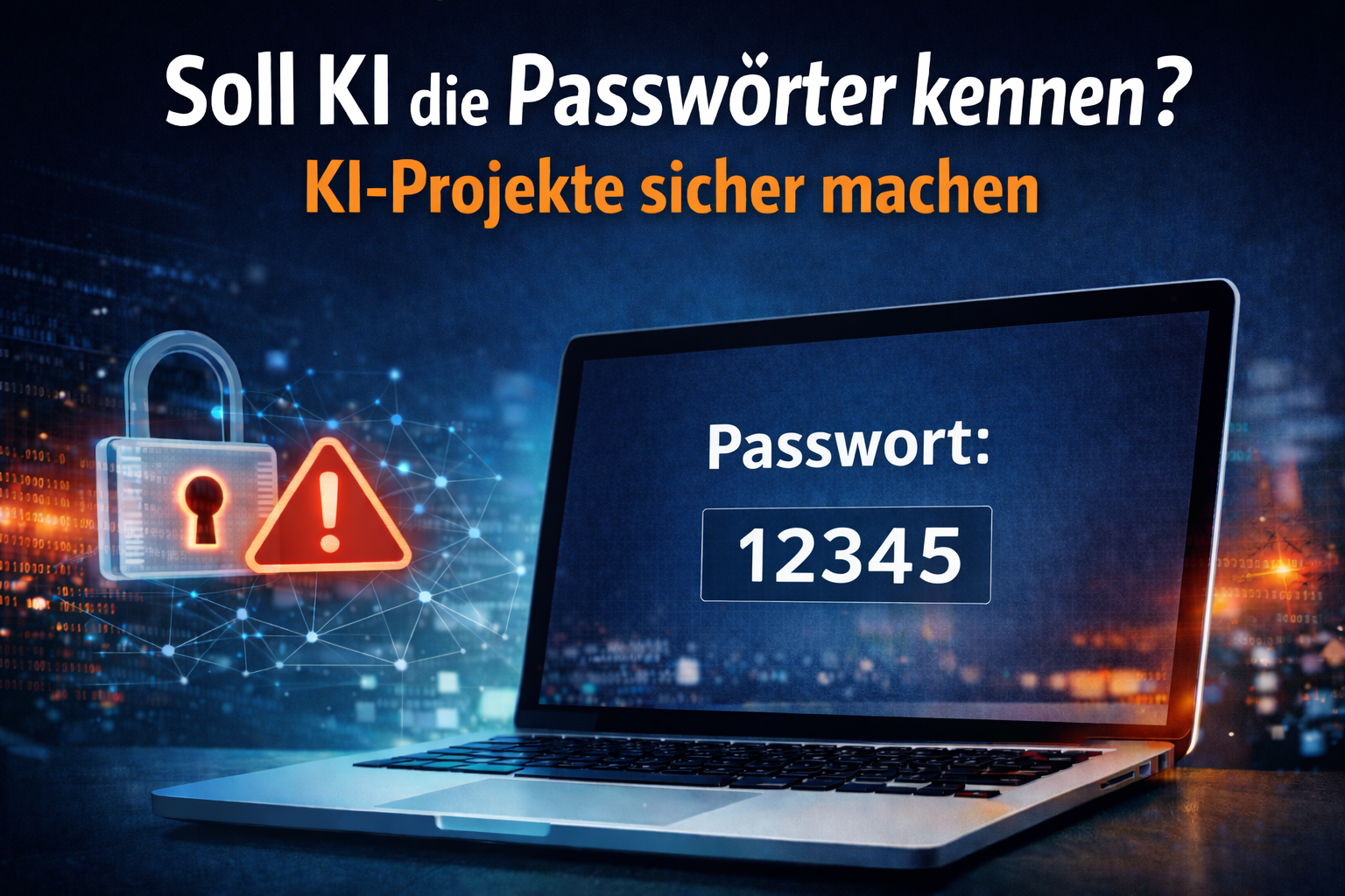 Soll KI die Passwörter kennen? KI-Projekte sicher machen